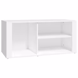vidaXL Shoe Cabinet Engineered Wood Home Shoe Storage Organiser Multi Colours - White