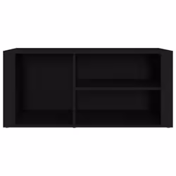 vidaXL Shoe Cabinet Engineered Wood Home Shoe Storage Organiser Multi Colours - Black - Additional view 4