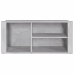 vidaXL Shoe Cabinet Engineered Wood Home Shoe Storage Organiser Multi Colours - Concrete grey - Additional view 4