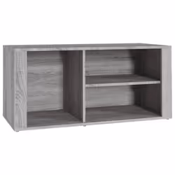 vidaXL Shoe Cabinet Engineered Wood Home Shoe Storage Organiser Multi Colours - Grey sonoma - Additional view 3