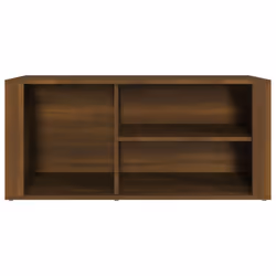 vidaXL Shoe Cabinet Engineered Wood Home Shoe Storage Organiser Multi Colours - Brown oak - Additional view 4