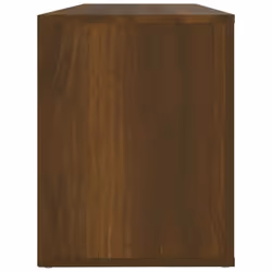 vidaXL Shoe Cabinet Engineered Wood Home Shoe Storage Organiser Multi Colours - Brown oak - Additional view 5
