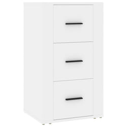 vidaXL Sideboard Engineered Wood Indoor Cupboard Home Organiser Multi Colours - White