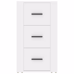 vidaXL Sideboard Engineered Wood Indoor Cupboard Home Organiser Multi Colours - White