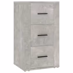 vidaXL Sideboard Engineered Wood Indoor Cupboard Home Organiser Multi Colours - Concrete grey