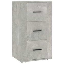vidaXL Sideboard Engineered Wood Indoor Cupboard Home Organiser Multi Colours - Concrete grey