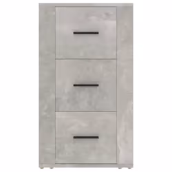 vidaXL Sideboard Engineered Wood Indoor Cupboard Home Organiser Multi Colours - Concrete grey