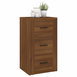 vidaXL Sideboard Engineered Wood Indoor Cupboard Home Organiser Multi Colours - Brown oak - Additional view 7