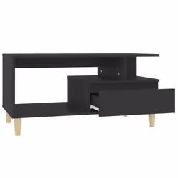 vidaXL Coffee Table Engineered Wood Couch Centre Accent Table Multi Colours - Black - Additional view 5