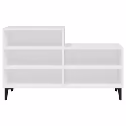 vidaXL Shoe Cabinet Engineered Wood Home Shoe Cupboard Organiser Multi Colours - White