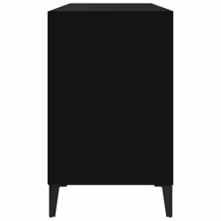 vidaXL Shoe Cabinet Engineered Wood Shoe Storage Shelf Organiser Multi Colours - Black - Additional view 5