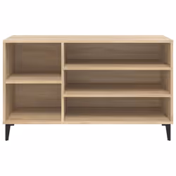 vidaXL Shoe Cabinet Engineered Wood Shoe Storage Shelf Organiser Multi Colours - Sonoma oak - Additional view 4