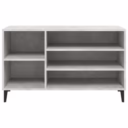 vidaXL Shoe Cabinet Engineered Wood Shoe Storage Shelf Organiser Multi Colours - Concrete grey - Additional view 4