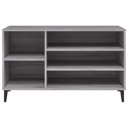 vidaXL Shoe Cabinet Engineered Wood Shoe Storage Shelf Organiser Multi Colours - Grey sonoma - Additional view 5
