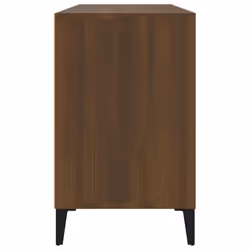 vidaXL Shoe Cabinet Engineered Wood Shoe Storage Shelf Organiser Multi Colours - Brown oak - Additional view 5