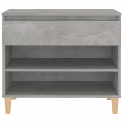 vidaXL Shoe Cabinet Engineered Wood Home Shoe Storage Organiser Multi Colours - Concrete grey - Additional view 5