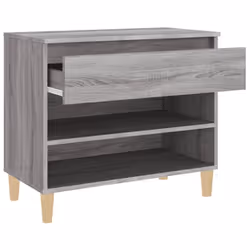 vidaXL Shoe Cabinet Engineered Wood Home Shoe Storage Organiser Multi Colours - Grey sonoma - Additional view 6