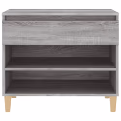 vidaXL Shoe Cabinet Engineered Wood Home Shoe Storage Organiser Multi Colours - Grey sonoma - Additional view 7