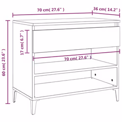 vidaXL Shoe Cabinet Engineered Wood Storage Rack Unit Stand Multi Colours - White - Additional view 9