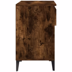 vidaXL Shoe Cabinet Engineered Wood Storage Rack Unit Stand Multi Colours - Smoked oak - Additional view 7