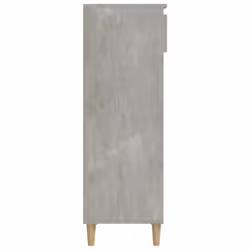 vidaXL Shoe Cabinet Engineered Wood Home Shoe Storage Organiser Multi Colours - Concrete grey - Additional view 4