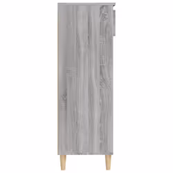 vidaXL Shoe Cabinet Engineered Wood Home Shoe Storage Organiser Multi Colours - Grey sonoma - Additional view 8