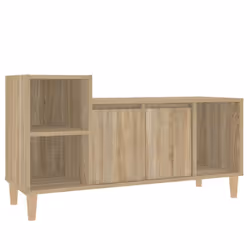 vidaXL TV Cabinet Engineered Wood Indoor HiFi Cabinet TV Unit Multi Colours - Sonoma oak - Additional view 4
