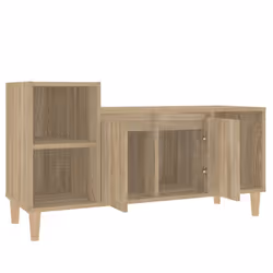 vidaXL TV Cabinet Engineered Wood Indoor HiFi Cabinet TV Unit Multi Colours - Sonoma oak - Additional view 7