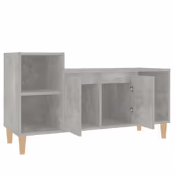 vidaXL TV Cabinet Engineered Wood Indoor HiFi Cabinet TV Unit Multi Colours - Concrete grey - Additional view 5