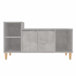 vidaXL TV Cabinet Engineered Wood Indoor HiFi Cabinet TV Unit Multi Colours - Concrete grey - Additional view 6