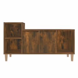 vidaXL TV Cabinet Engineered Wood Indoor HiFi Cabinet TV Unit Multi Colours - Smoked oak