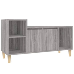 vidaXL TV Cabinet Engineered Wood Indoor HiFi Cabinet TV Unit Multi Colours - Grey sonoma