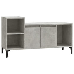 vidaXL TV Cabinet Engineered Wood Hifi Cabinet TV Unit Stand Multi Colours - Concrete grey