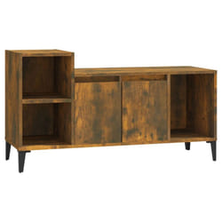 vidaXL TV Cabinet Engineered Wood Hifi Cabinet TV Unit Stand Multi Colours - Smoked oak