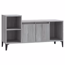 vidaXL TV Cabinet Engineered Wood Hifi Cabinet TV Unit Stand Multi Colours - Grey sonoma