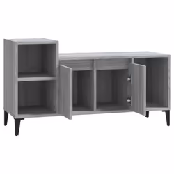 vidaXL TV Cabinet Engineered Wood Hifi Cabinet TV Unit Stand Multi Colours - Grey sonoma