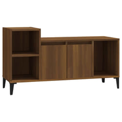vidaXL TV Cabinet Engineered Wood Hifi Cabinet TV Unit Stand Multi Colours - Brown oak