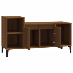 vidaXL TV Cabinet Engineered Wood Hifi Cabinet TV Unit Stand Multi Colours - Brown oak - Additional view 5