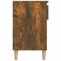 vidaXL Shoe Cabinet Smoked Oak Engineered Wood Shoe Storage Organiser Cupboard - Additional view 7