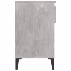 vidaXL Shoe Cabinet Engineered Wood Home Shoe Storage Organiser Multi Colours - Concrete grey - Additional view 7