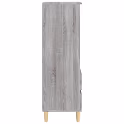 vidaXL Highboard Engineered Wood High Sideboard Buffet Cabinet Multi Colours - Grey sonoma - Additional view 5