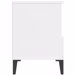 vidaXL 1/2x Bedside Cabinet Bedroom Furniture Nightstand Cabinet Multi Colours - white, 2 pcs - Additional view 8