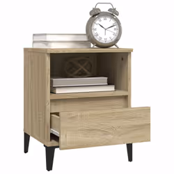 vidaXL 1/2x Bedside Cabinet Bedroom Furniture Nightstand Cabinet Multi Colours - sonoma oak, 1 pcs - Additional view 4