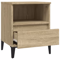 vidaXL 1/2x Bedside Cabinet Bedroom Furniture Nightstand Cabinet Multi Colours - sonoma oak, 1 pcs - Additional view 6