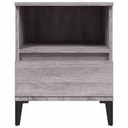 vidaXL 1/2x Bedside Cabinet Bedroom Furniture Nightstand Cabinet Multi Colours - grey sonoma, 2 pcs - Additional view 6