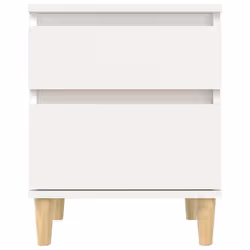 vidaXL 1/2x Bedside Cabinet Nightstand End Table Telephone Stand Multi Colours - White, 2 x Bedside cabinet - Additional view 5