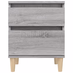 vidaXL 1/2x Bedside Cabinet Nightstand End Table Telephone Stand Multi Colours - Grey sonoma, 2 x Bedside cabinet - Additional view 6