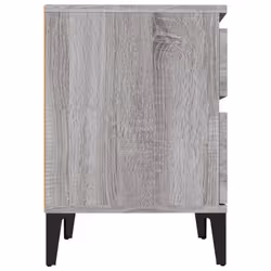 vidaXL 1/2x Bedside Cabinet Nightstand End Table Telephone Stand Multi Colours - Grey sonoma, 2 x Bedside cabinet - Additional view 7