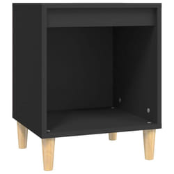 VidaXL 821860 nightstand/bedside table Black
