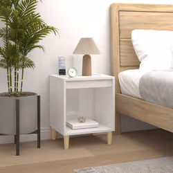 VidaXL 821862 nightstand/bedside table White